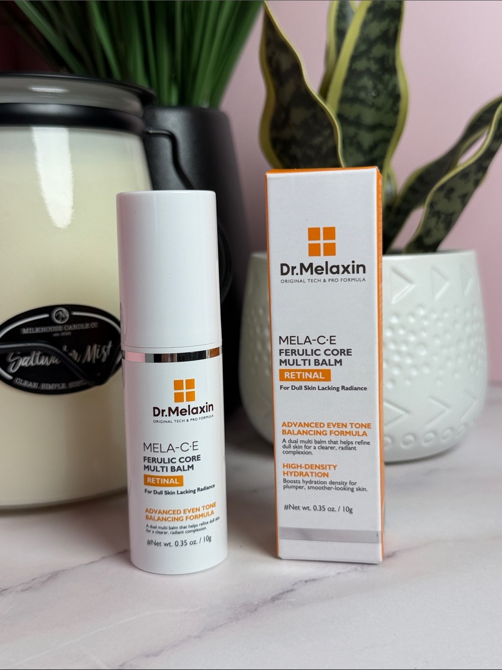 MELA-C•E Ferulic Core Multi Balm – White & Orange
